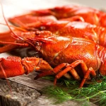 Средне-крупные вареные раки Средне-крупные вареные раки
